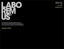 Tablet Screenshot of laboremus.info